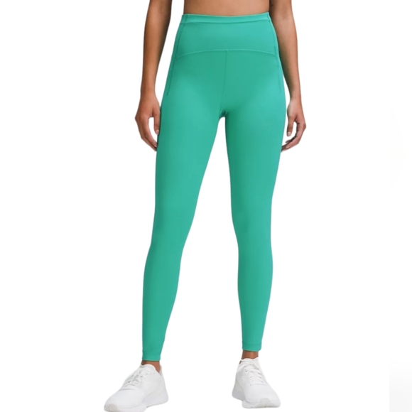lululemon athletica Pants - Lululemon Swift Speed HR Tight 28" Pockets Maldives Green